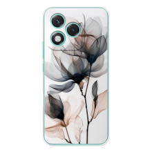 Чохол з квітковим принтом на Модель телефону українськими буквами та цифрами буде виглядати так: Хуавей Хонор 400 Лайт. (Квіти на білому)