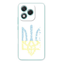 Чехол с украинским гербом на Huawei Honor 400 Lite (Герб с гимном Украины)