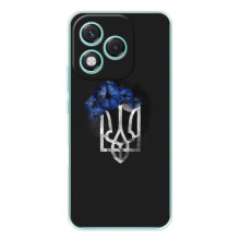 Чехол с украинским гербом на Huawei Honor 400 Lite (Герб с цветком)