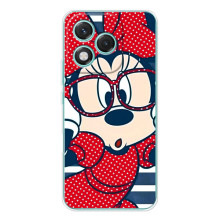 Эксклюзивный чехол для Huawei Honor 400 Lite (AlphaPrint - Мультяшные) (Маус в очках)