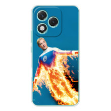 Чехол с принтом Фантастическая четверка для Huawei Honor 400 Lite – Человек-Факел