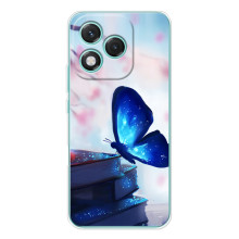 Силіконовий бампер з картинкою звірів для Huawei Honor 400 Lite (Метелик синій)