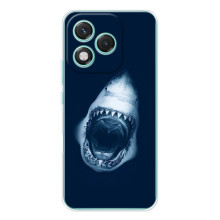 Силіконовий бампер з картинкою звірів для Huawei Honor 400 Lite (Пащу Акули)