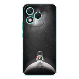 Силиконовый Чехол с принтом "Космонавты" на Huawei Honor 400 Lite – Космонавт романтик