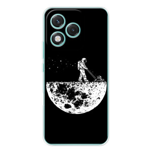 Силиконовый Чехол с принтом "Космонавты" на Huawei Honor 400 Lite – Космонавт