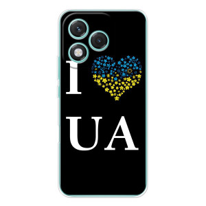 Силиконовый Чехол на Huawei Honor 400 Lite (Я-Украина) (I Love UA)
