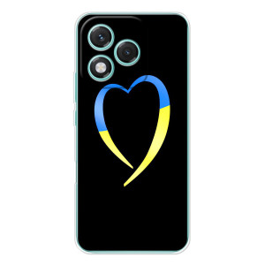 Силиконовый Чехол на Huawei Honor 400 Lite (Я-Украина) (Украинское сердце)
