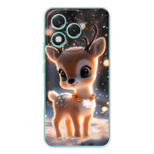 Яркий чехол для Huawei Honor 400 Lite с Зимними Оленятами – Оленёнок