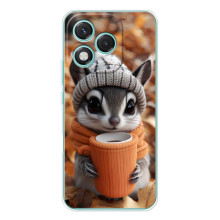 Друкований чохол 'Звірята з кавою' для Huawei Honor 400 Lite