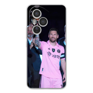 Чехлы Лео Месси в Майами на Huawei Honor 400 Pro – Золотой мяч Месси