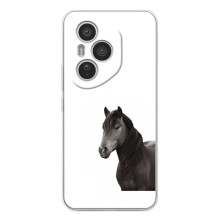 Чехлы с Лошадью дляHuawei Honor 400 Pro (VPrint) (Черный Конь)