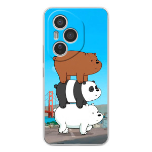 Чехлы с Пандами на Huawei Honor 400 Pro – Друзья