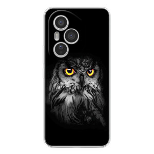 Чехлы с принтом СОВЫ для Huawei Honor 400 Pro – Сова на чёрном