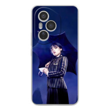 Чохол з картинкою Венсдей на Huawei Honor 400 Pro – Венсдей з парасолькою