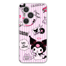 Чехлы с топовыми принтами для Хуавей Онор 400 Про (Куроми сидит)