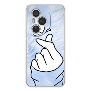 Чехлы (Знак сердечка) на Huawei Honor 400 Pro – Сердечка знак