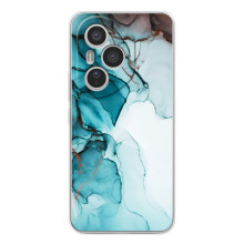 Чохол для Модель телефона "Huawei Honor 400 Pro" українськими буквами і цифрами буде виглядати так: **Хуавей Хонор 400 Про**. - з принтом (Дизайнерські) (AlphaPrint) (Бірюзовий мрамор)