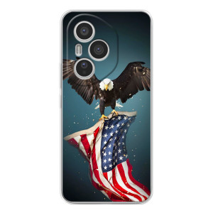 Чехол Флаг USA для Huawei Honor 400 Pro – Орел и флаг