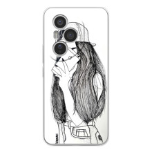 Чехол с печатью для Huawei Honor 400 Pro - (Мода) (AlphaPrint) (Фото девочки)