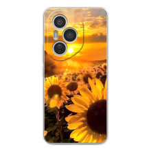 Чохол з Квітами для Huawei Honor 400 Pro (поле соняшників)