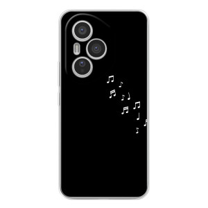 Чехол с картинками на черном фоне для Huawei Honor 400 Pro – Ноты