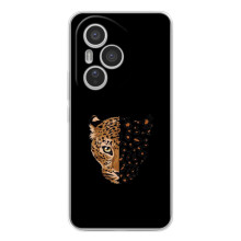Чохол з леопардовим принтом на Huawei Honor 400 Pro (Леопард на чорному)