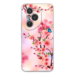 Чехол с принтом САКУРЫ на Huawei Honor 400 Pro – Бабочки на сакуре