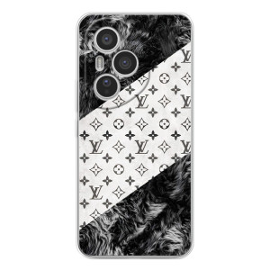 Чехол Стиль Louis Vuitton на Huawei Honor 400 Pro – LV на белом