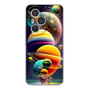 Чехол (ТПУ) с планетами на Huawei Honor 400 Pro – Солнечна система