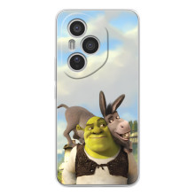 Чохол з мультфільмом Шрек на Huawei Honor 400 Pro – Шрек і осел