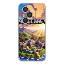 Чехол с картинками Майнкрафт для Хуавей Хонор 400 Про – Minecraft