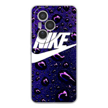 Чохол з логтипом Найк на Huawei Honor 400 Pro (Найк на фіолетовому)