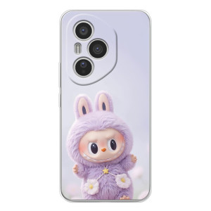 Чехол с принтом Лабубу для Huawei Honor 400 Pro – Фиолетовый Лабубу