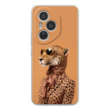 Чехол с принтом стильные животные для Хуавей Онор 400 Про (Стильный леопард)