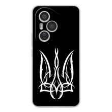 Чохол з українським гербом на Huawei Honor 400 Pro (Герб на чорному)