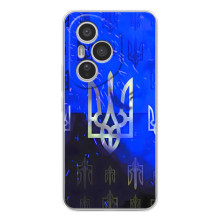 Чохол з українським гербом на Huawei Honor 400 Pro (Герби на синьому)