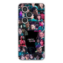 Чехол Гра в кальмара для Huawei Honor 400 Pro – Коллаж игры кальмара
