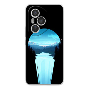 Літній Чохол на Huawei Honor 400 Pro – Синій Водоспад