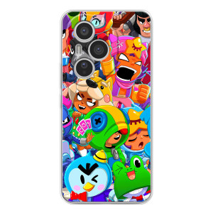 Силиконовый Чехол на Huawei Honor 400 Pro с картинкой Brawl Stars – Brawl-Stars