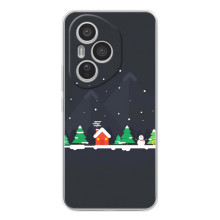 Силіконовий бампер на різдво для Huawei Honor 400 Pro (Місто зимове)