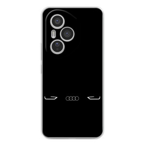 Силиконовый бампер с картинкой машины на Huawei Honor 400 Pro (Силует Audi)