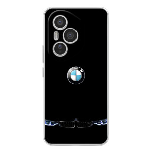Силиконовый бампер с картинкой машины на Huawei Honor 400 Pro (Черный BMW)