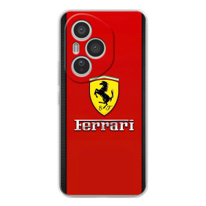 Силиконовый бампер с картинкой машины на Huawei Honor 400 Pro (Ferrari Logo)
