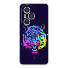 Силіконовий бампер з картинкою звірів для Huawei Honor 400 Pro (Тигр-Арт)