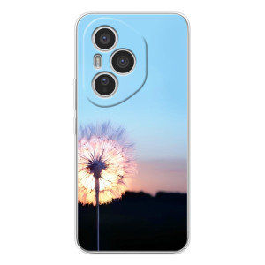 Силіконовий Чохол з кульбабками на Huawei Honor 400 Pro – Захід з кульбабкою