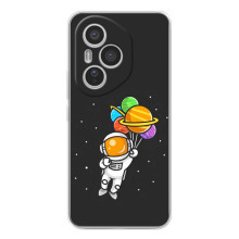 Силіконовый Чохол з принтом "Космонавти" на Huawei Honor 400 Pro (Космонавт з кульками)