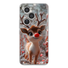 Яркий чехол для Huawei Honor 400 Pro с Зимними Оленятами