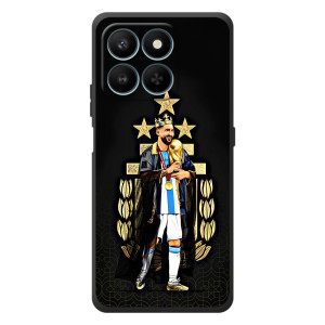 Чехлы Лео Месси Аргентина для Huawei Honor 400 Smart (Месси король)