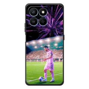 Чехлы Лео Месси в Майами на Huawei Honor 400 Smart – Месси в Майами