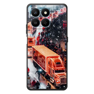 Чехлы на Новый Год Huawei Honor 400 Smart (Кока Кола)
